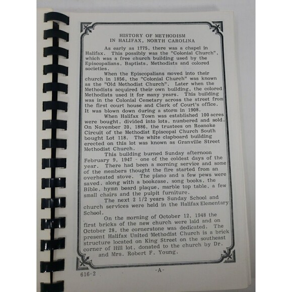 Community Favorites Cookbook 1982 Halifax United Methodist Women Constitution NC - Picture 4 of 16